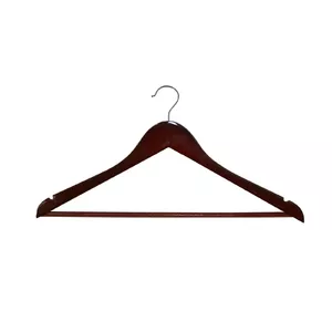 Wooden hanger set BESK 3 pcs, dark brown
