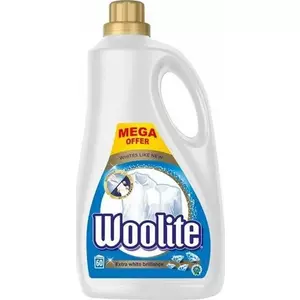 Veļas mazgāšanas līdzeklis Woolite Extra White Brilliance ar keratīnu 3,6 l