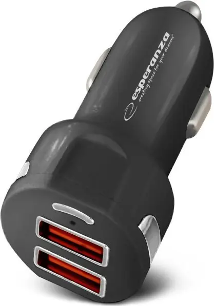 Auto lādētājs ESPERANZA EZ110 Black —