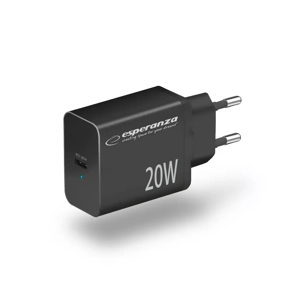 Tīkla lādētājs ESPERANZA EZC104K 20W Photo 2