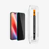 Spigen GLAS.tR EZ Fit Privātuma ekrāna aizsargplēve iPhone 16 Pro Max Photo 2