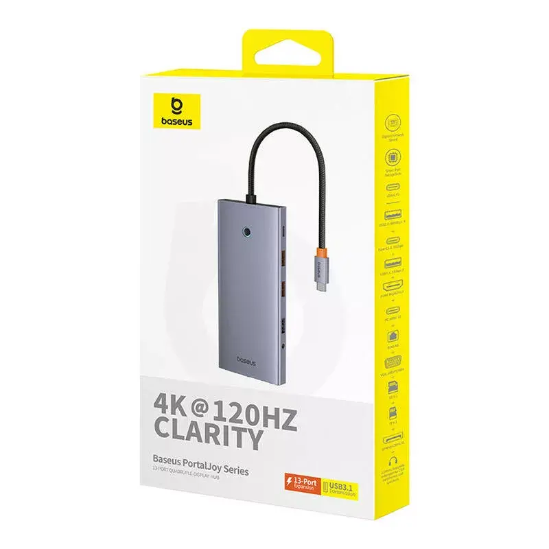 Baseus PortalJoy B00053002811-01 USB-C мультипортовый хаб Photo 7