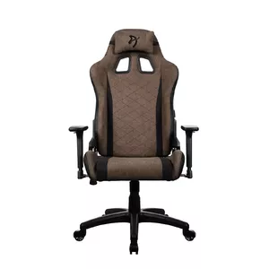 Gaming chair Arozzi Avanti SoftFabric Brown — fabric upholstery, ergonomic design, adjustable height and tilt