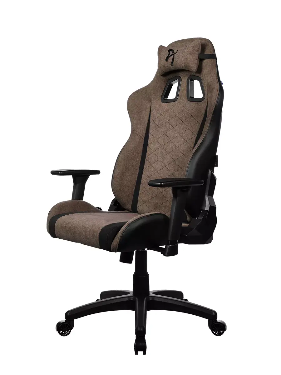 Игровое кресло Arozzi Avanti SoftFabric Brown Photo 2