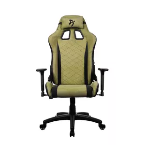 Gaming chair arozzi Avanti SoftFabric Moss Green — ergonomic, fabric upholstery, adjustable armrests