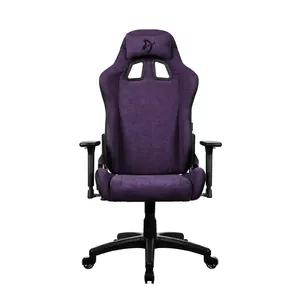 Gaming chair Arozzi Avanti SoftFabric in Pure Purple — soft fabric upholstery, ergonomic design, adjustable tilt and height