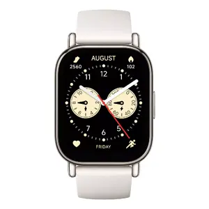 Смарт‑часы Xiaomi Redmi Watch 5 Lite — 1.96" AMOLED, GPS, 470 мА·ч, золотой корпус, белый TPU ремешок