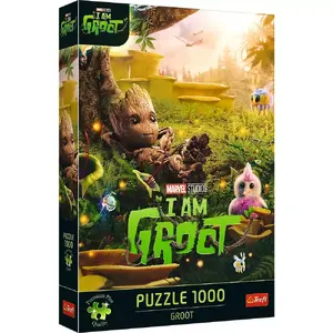 TREFL puzle 1000 gab. Premium Plus Groot Marvel — 1000 detaļu, kolekcionāra ilustrācija
