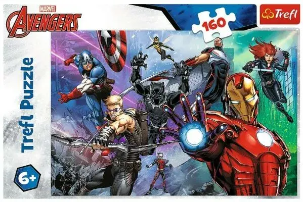 Puzzle 160 gab. TREFL Marvel 'Always Ready Heroes' Photo 3