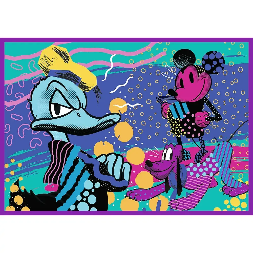 TREFL Mickey Mouse puzles 4 x 250 gab. Photo 2
