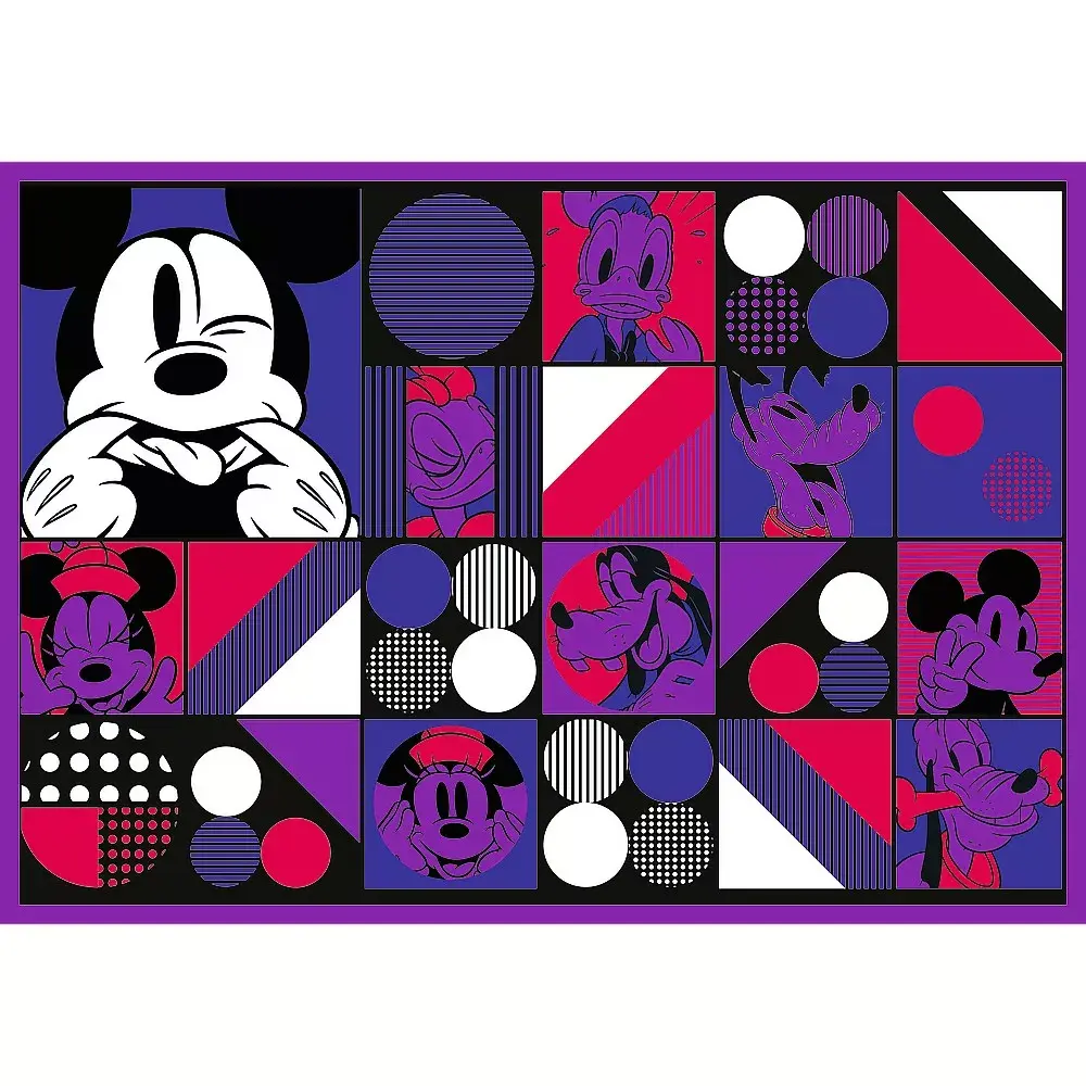 TREFL Mickey Mouse puzles 4 x 250 gab. Photo 4