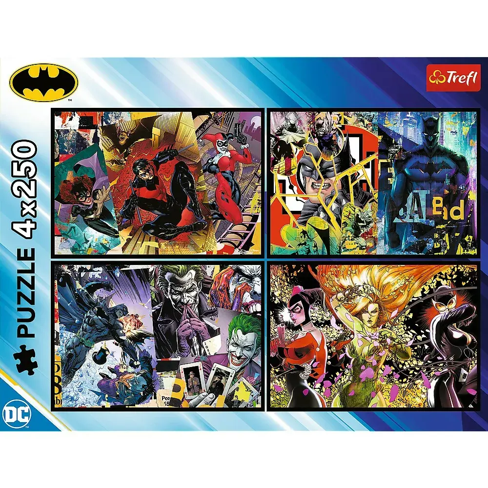 TREFL пазл Batman in action — 4×250 шт. Photo 6
