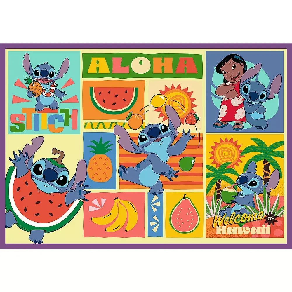 TREFL puzlis Lilo and Stitch — 4×250 gab. Photo 3