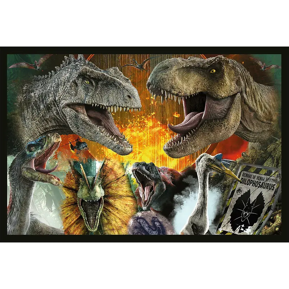 TREFL Пазл 2 x 200 деталей Jurassic World Prehistoric World Photo 2
