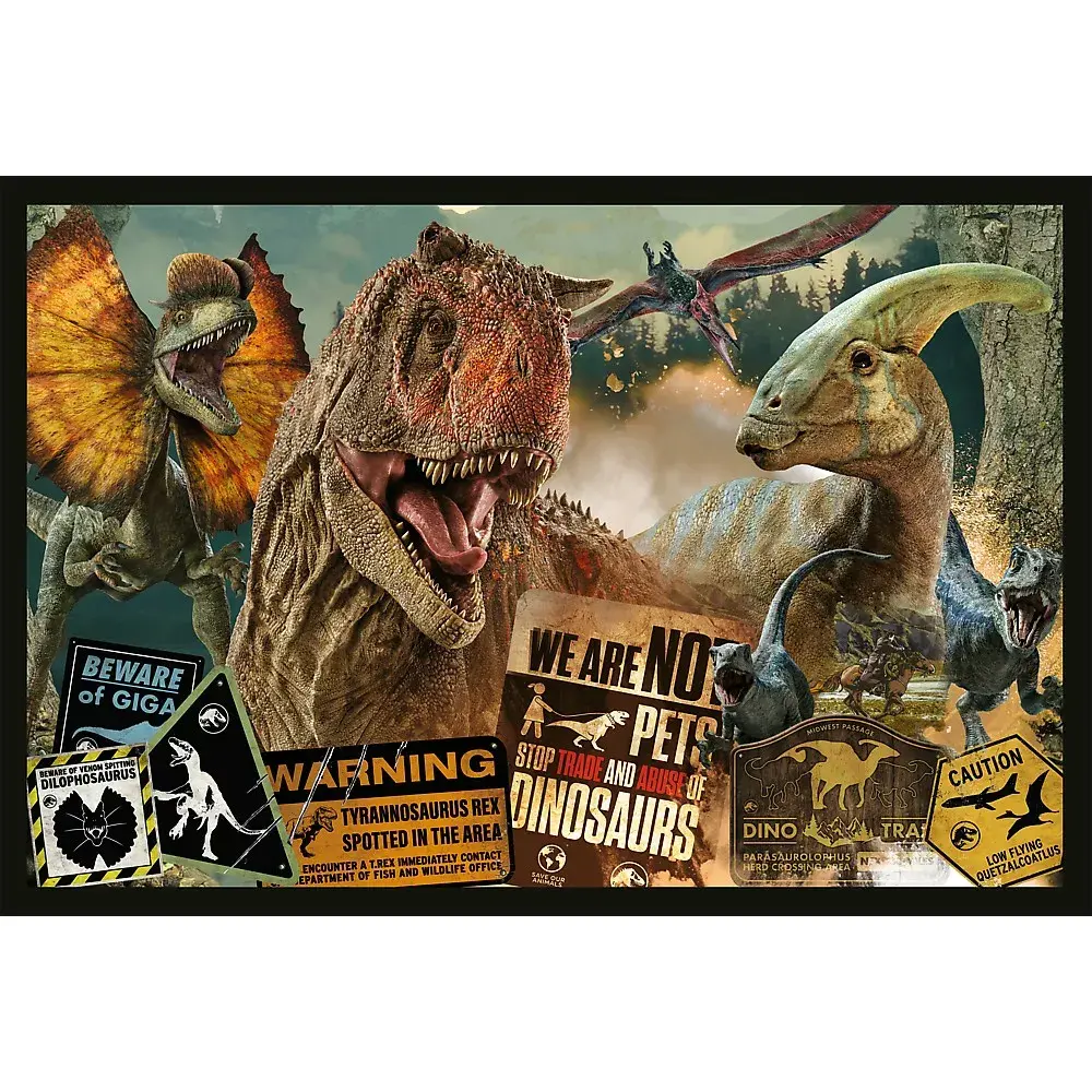 TREFL Пазл 2 x 200 деталей Jurassic World Prehistoric World Photo 3