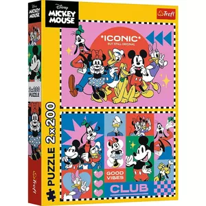 Пазл TREFL Puzzle 2x200 элементов «Time with friends Miki Donald» — 2 пазла по 200 деталей