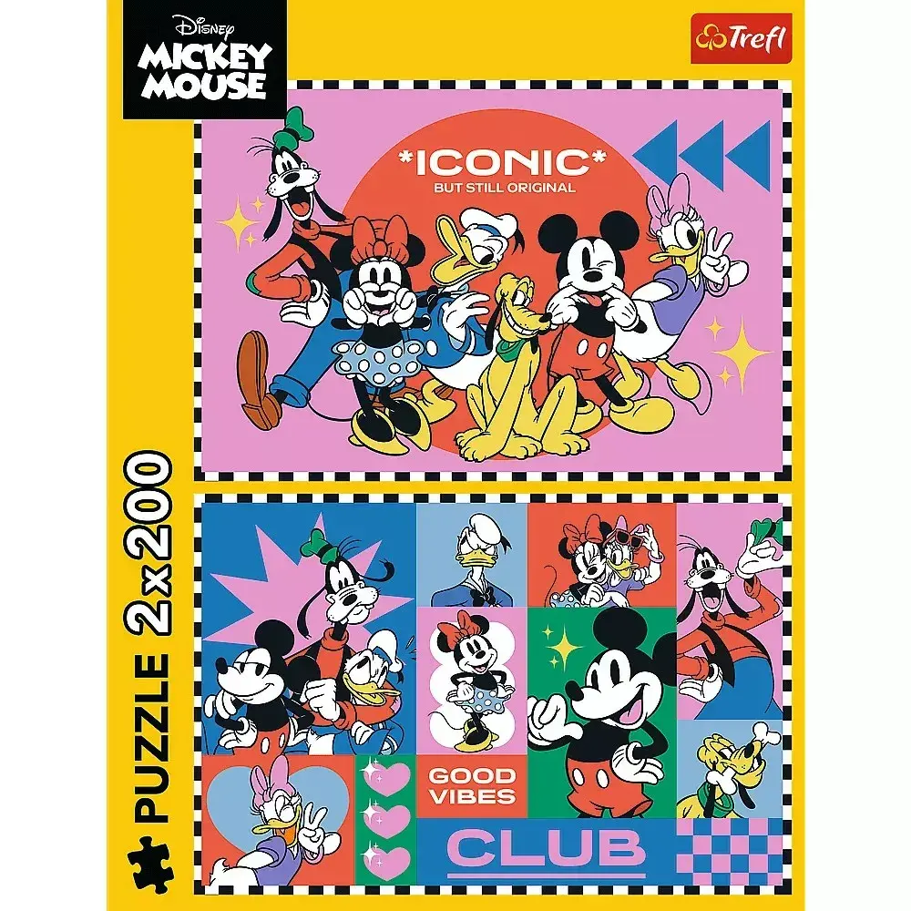 TREFL Puzzle 2x200 элементов Time with friends Miki Donald Photo 4