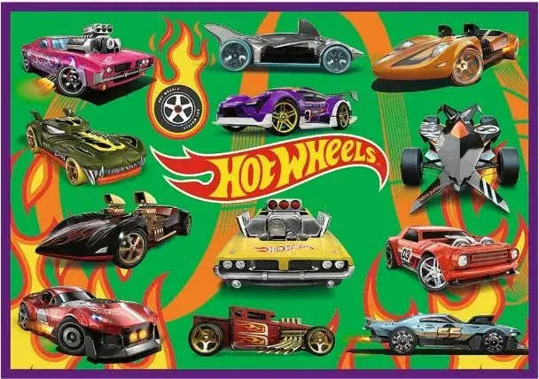 TREFL Пазл 4x250 — Hot Wheels гоночные авто Photo 5