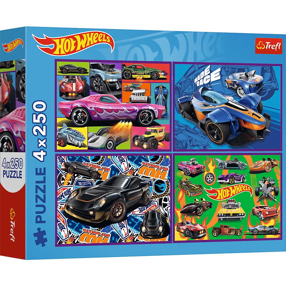 Trefl 13312 Puzle Hot Wheels Transportlīdzekļi