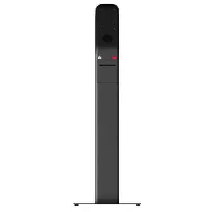 POS floor stand IMIN I23I01-FS — adjustable-height steel stand for displays, touchscreens and payment terminals