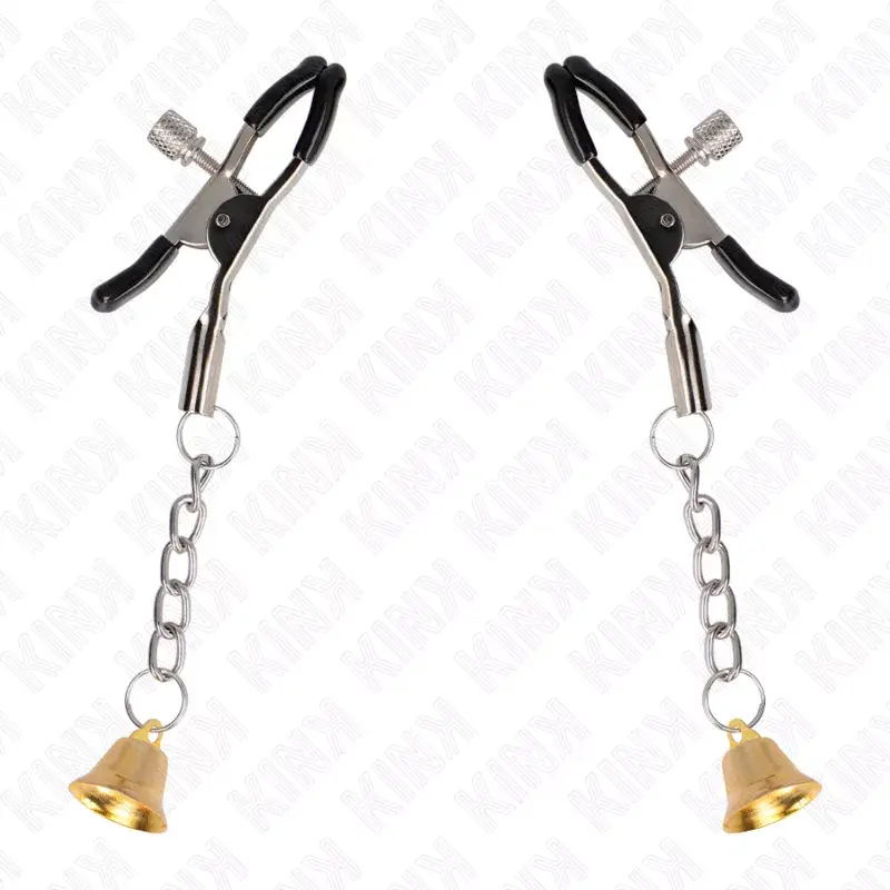 Krūšu spiedes KINK Gold Bell Pendant 6 cm Photo 2
