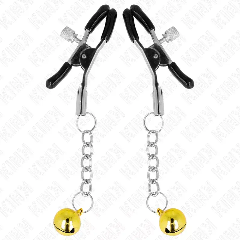Krūšu spiedes KINK Gold Jingle Bell Pendant 6 cm Photo 2
