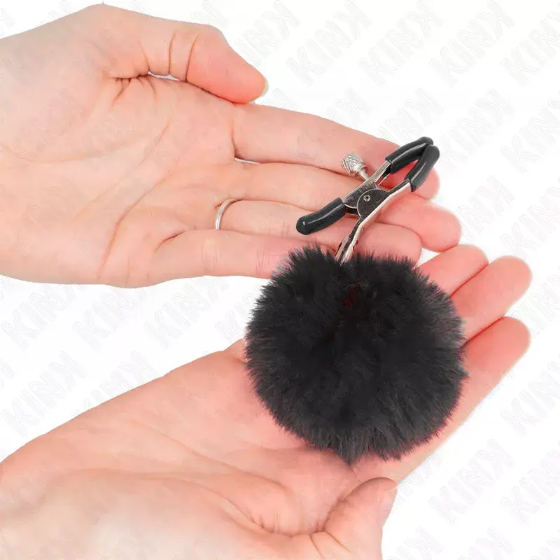 Krūšu spiedējs KINK Faux Fur Ball 6 cm Photo 3