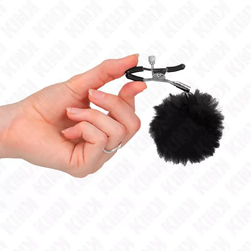 Krūšu spiedējs KINK Faux Fur Ball 6 cm Photo 4