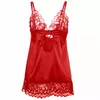 SUBBLIME Sublime Satin Babydoll Red S/M Photo 5