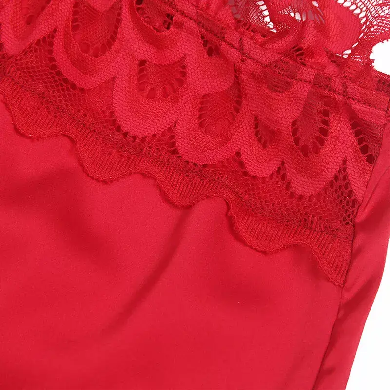 SUBBLIME Sublime Satin Babydoll Red S/M Photo 7