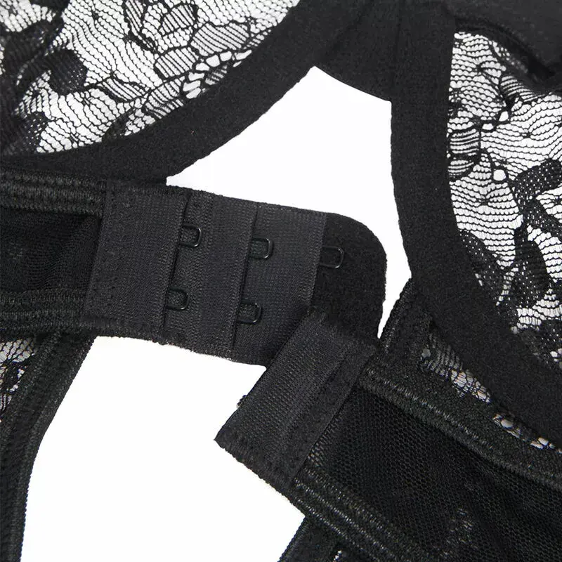 SUBBLIME D-239916 Black Lace Bodysuit L/XL Photo 12