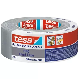 Lente TESA PRO 74613 50m Pelēka Polietilēna Saistīšanai Nostiprināšanai