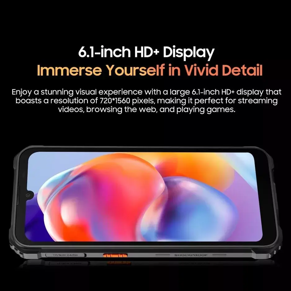 Смартфон Blackview BV5300 PLUS 128 ГБ черный Photo 6