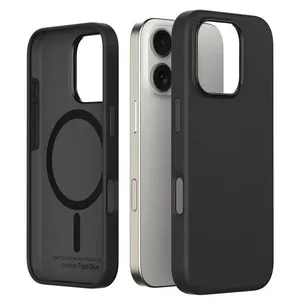 Mobile phone case araree Typoskin M for iPhone 16 Pro 6.3-inch, black