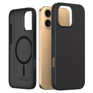 Protective phone case araree Typoskin M for iPhone 16 Pro Max 6.9" — black