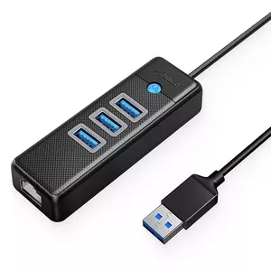 USB hub ORICO PW3UR-U3 3-port with RJ45 Ethernet port