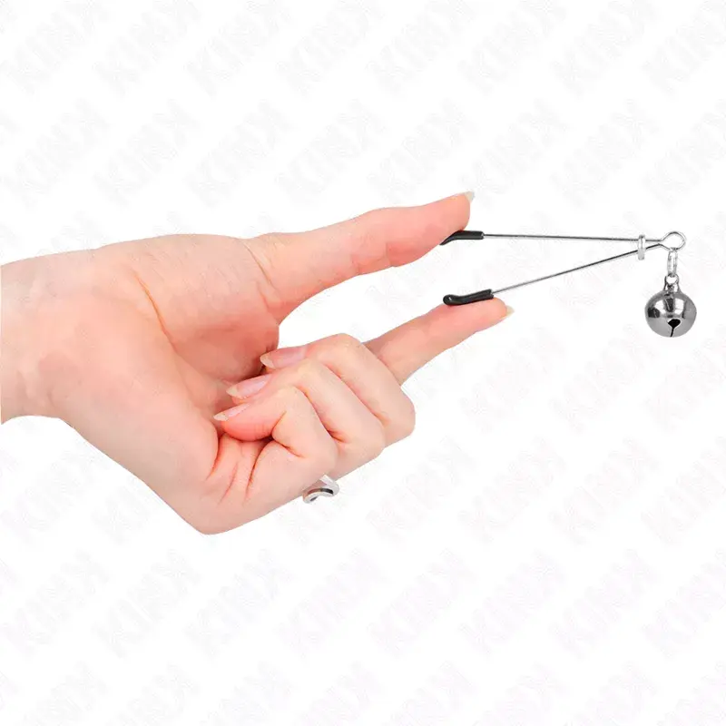 Krūšu skavas KINK Thin Bell sudraba, 7 cm Photo 4