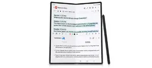 The easiest way to summarise notes on Galaxy foldables