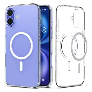 Чехол Spigen Liquid Crystal MagFit для iPhone 16 Прозрачный