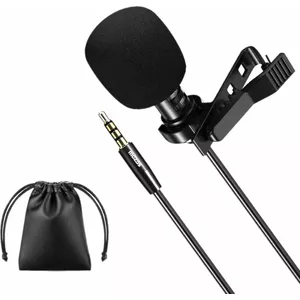 Microphone Mozos LAVMIC1 with clip for conversations jack 3.5 mm