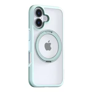 Защитный чехол Torras Ostand R Fusion для iPhone 16 — зелёный, тонкий чехол с точными вырезами