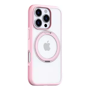 Phone case Torras Ostand R Fusion for iPhone 16 Pro Max — Pink
