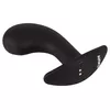 Анальный вибратор ANOS Silicone Black — пробка для простаты Photo 5