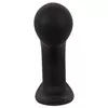 Анальный вибратор ANOS Silicone Black — пробка для простаты Photo 6