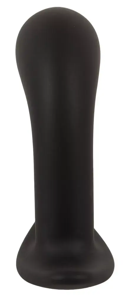Анальный вибратор ANOS Silicone Black — пробка для простаты Photo 7