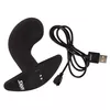 Анальный вибратор ANOS Silicone Black — пробка для простаты Photo 11