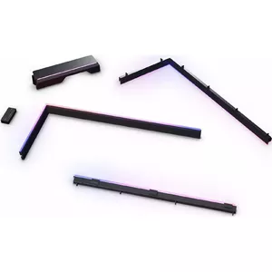 Triton TRITON Phanteks NV5 Premium DRGB Kit with Power Hub — 3 outer-frame strips + motherboard cable cover, black