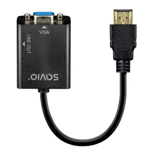 Video Cable Adapter Savio AK-76 Black 1 pc