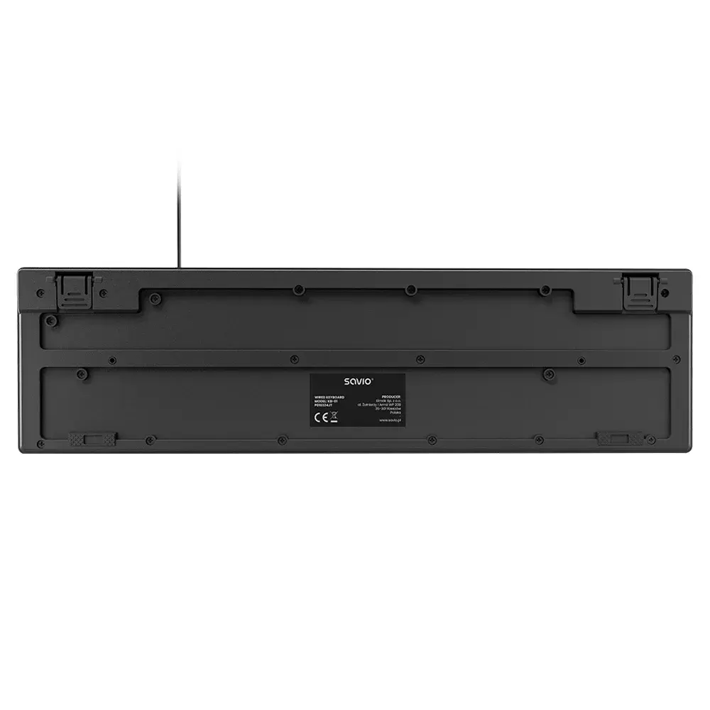 SAVIO KB-01 vadu USB pilna izmēra tastatūra Photo 5