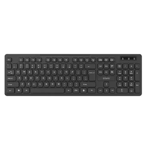 Keyboard SAVIO KB-02 — Wireless USB full-size QWERTY 104-key, black, AA battery